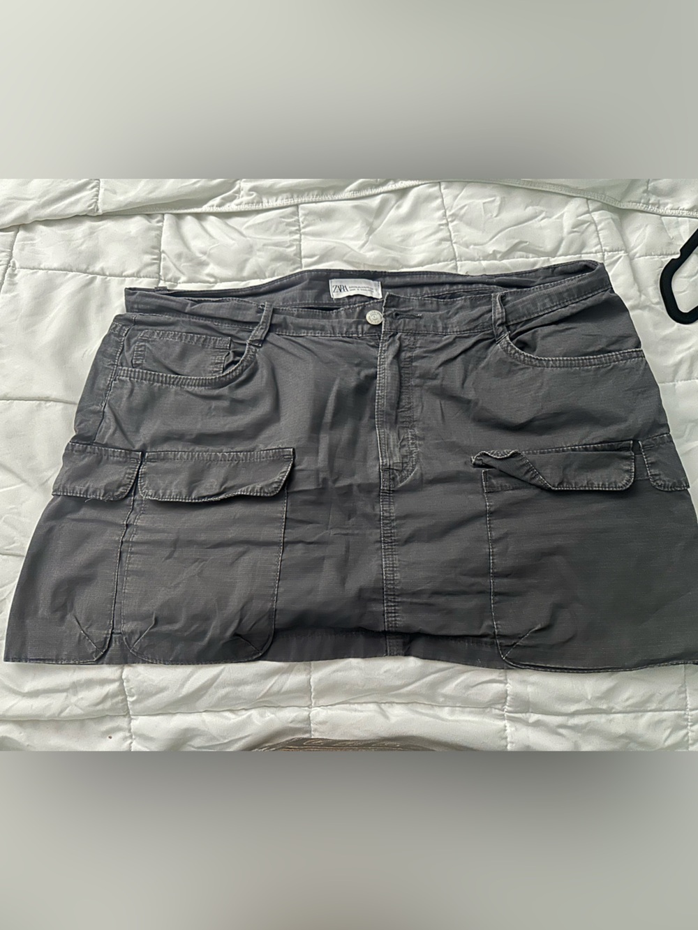 Zara Charcoal Utility Skirt